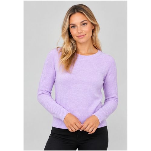 Pull Pull Col Rond F, Violet - Kebello - Modalova