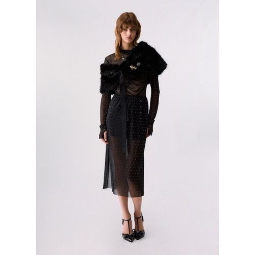 Jupes Jupe midi en tulle avec broderies bijoux - Liu Jo - Modalova