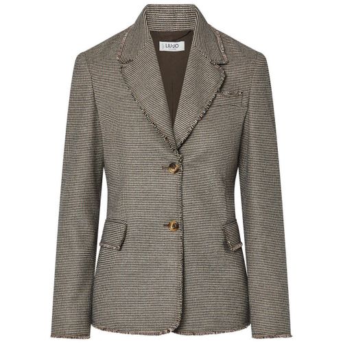 Veste Blazer en pied-de-poule - Liu Jo - Modalova