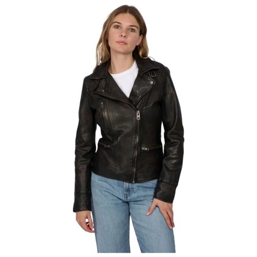 Blouson Blouson en cuir Ref 55582 Marron Vieilli - Oakwood - Modalova