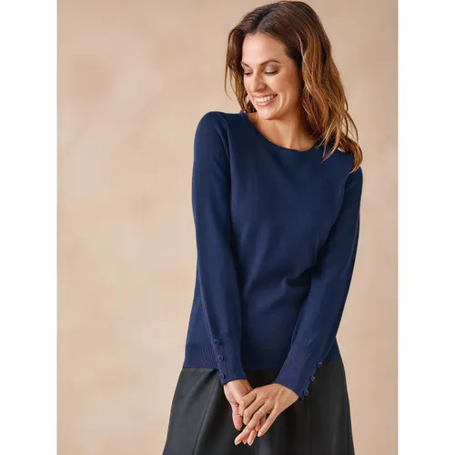 Pull Pull col rond avec laine mérinos - Daxon - Modalova