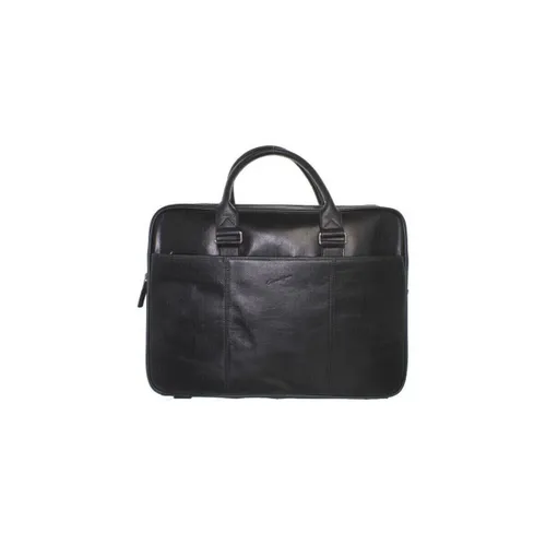 Porte document Serviette en cuir ref_hen37115-noir - Gerard Henon - Modalova