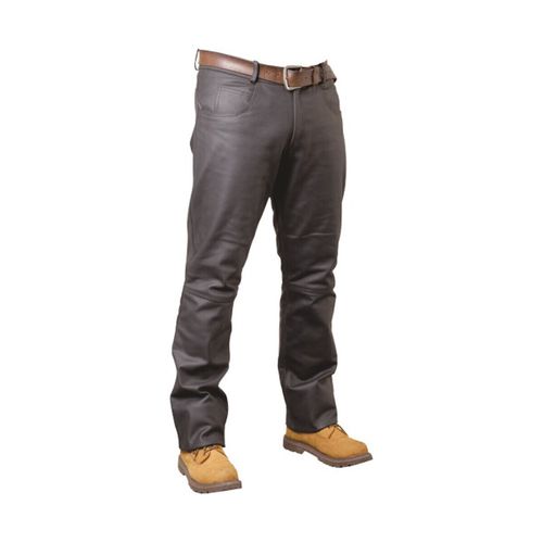 Pantalon Pantalon en cuir VACHETTE ref_reg02703-marron - Pallas Cuir - Modalova