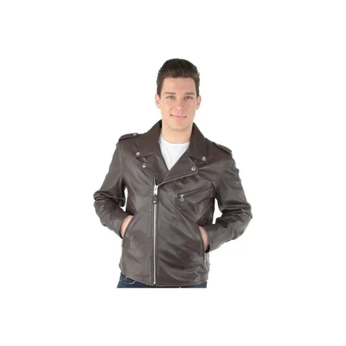 Blouson Blouson perfecto en cuir Ref 32128 Marron - Schott - Modalova