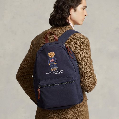 Sac à dos Polo Bear en toile - Polo Ralph Lauren - Modalova