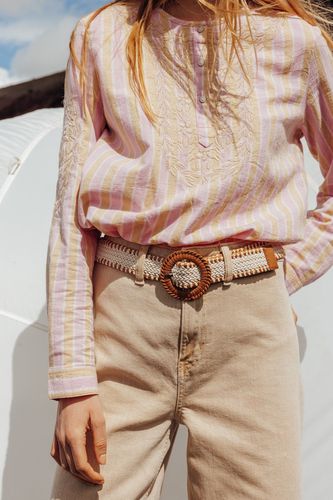 Large ceinture tressée Ecru XL - Promod - Modalova