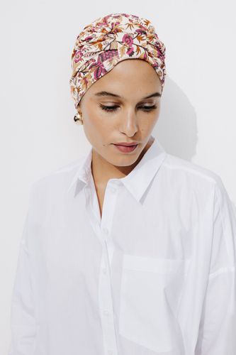 Bonnet-turban en jersey Imprimé écru Unique - Promod - Modalova