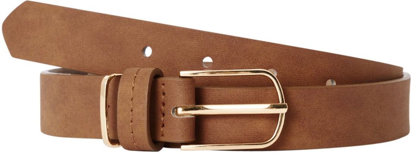 Ceinture effet cuir Camel S - Promod - Modalova