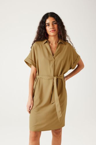 Robe-tunique courte Camel 34 - Promod - Modalova