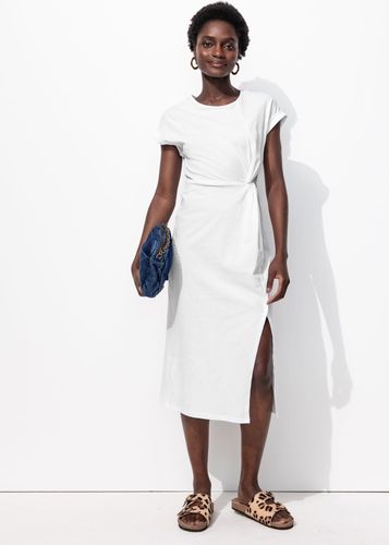 Robe mi-longue en jersey Blanc M - Promod - Modalova