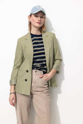 Veste de tailleur lin mélangé Vert 34 - Promod - Modalova