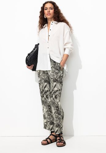 Pantalon court imprimé Imprimé noir XS - Promod - Modalova
