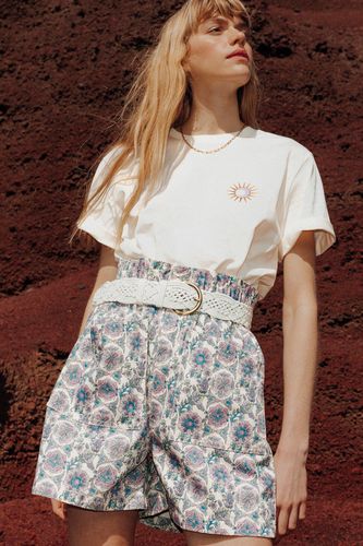 Short en toile imprimée Imprimé multicolore 44 - Promod - Modalova