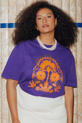 T-shirt à motifs Imprimé violet - Promod - Modalova