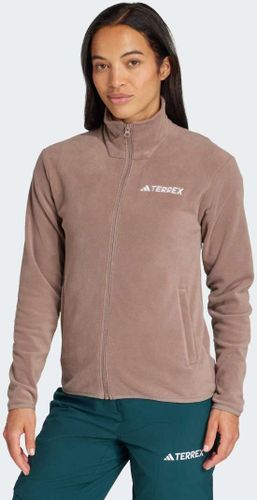 Multi Essentials - Veste polaire zippÃ©e - Marron-Brown Brown M female - Adidas Performance - Modalova