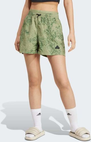 Adidas - City Escape - Short tissÃ© - Vert camping Vert XS female - Adidas Performance - Modalova