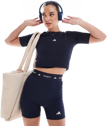 Adidas Training - Tech Fit - Short - Bleu marine Bleu marine XS female - Adidas Performance - Modalova