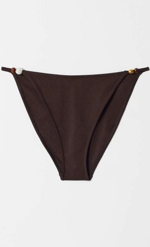 Bas de bikini avec brides à coquillages - Marron Marron 44 female - & Other Stories - Modalova