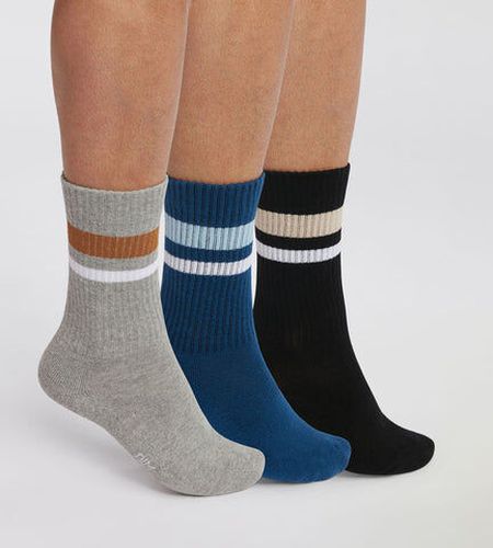 Lot de 3 paires de chaussettes en coton Eco Sport - Masculin - Taille 43/46 43/46 - Dim - Modalova