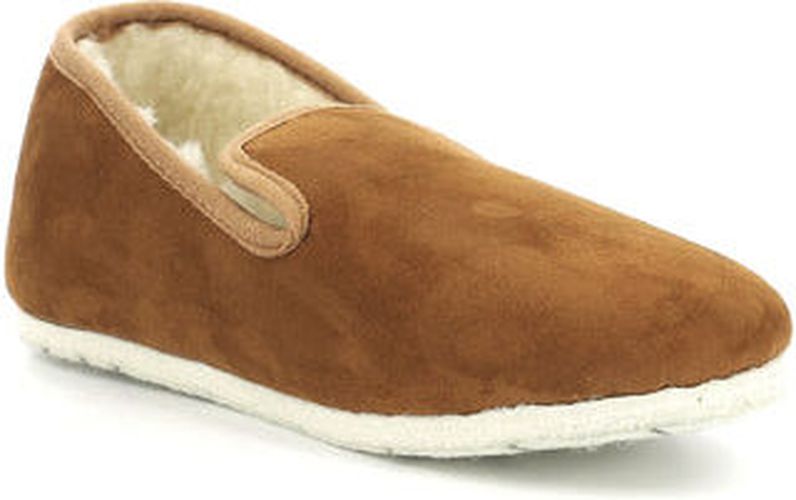 Chaussons camel et blanc cassé 40 - Dim - Modalova