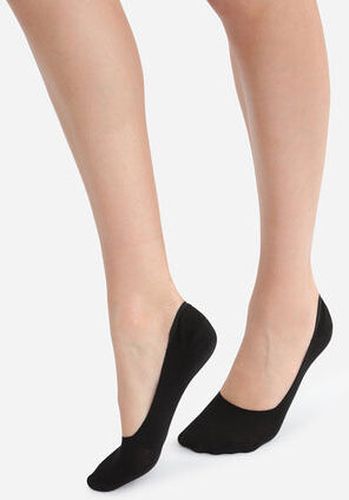 Lot de 2 paires de protège-pieds noirs en coton Noir 35/38 - Dim - Modalova