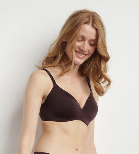 Soutien-gorge triangle ampliforme sans armatures marron InvisiFree - Féminin - Taille 95D Marron 95D - Dim - Modalova