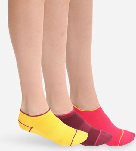 Lot de 3 paires de socquettes courtes impact léger Bordeaux Sport Rose 39/42 - Dim - Modalova