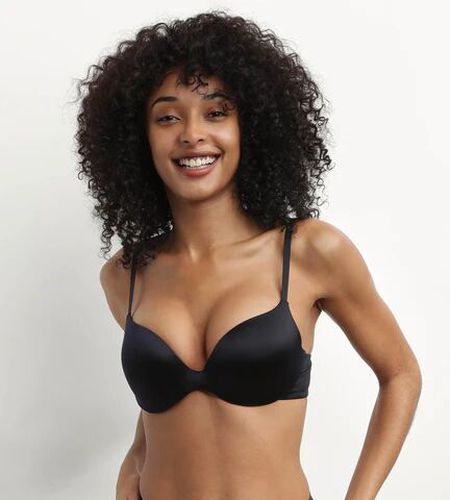 Soutien-gorge push-up microfibre Noir Comfort Collection - Féminin - Taille 90A Noir 90A - Dim - Modalova