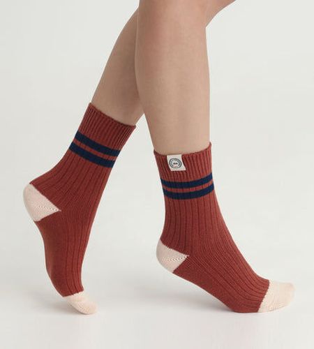 Chaussettes colorblock Marron x Ines de La Fressange Marron 35/38 - Dim - Modalova