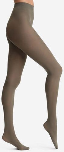 Collant opaque velouté kaki 50D Vert 1/2 - Dim - Modalova