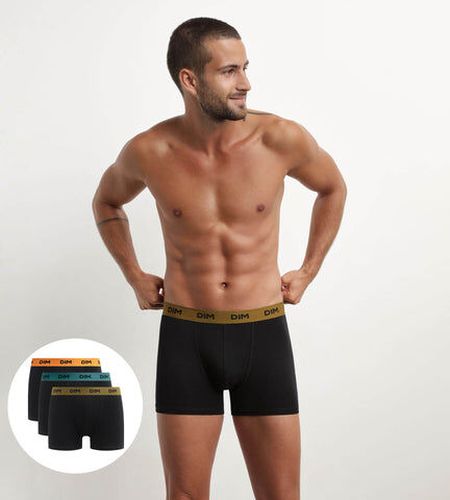 Lot de 3 boxers ceinture colorée Citrouille Mix &and Colors - Masculin - Taille 3 3 - Dim - Modalova