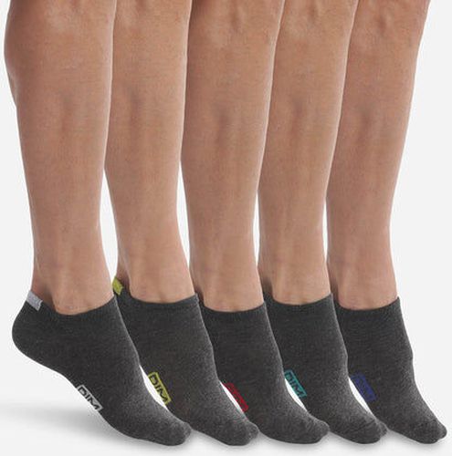 Lot de 5 paires de socquettes en coton Moyen Eco - Masculin - Taille 39/42 39/42 - Dim - Modalova