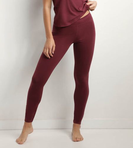Legging opaque en coton stretch Rubis Foncé Body Touch Easy Violet M - Dim - Modalova