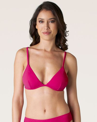 Haut de maillot de bain souple fuchsia FUCSIA 90C - Dim - Modalova