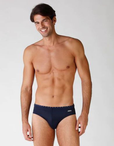 Slip de bain Bleu nuit en microfibre - Masculin - Taille 3 Bleu 3 - Dim - Modalova