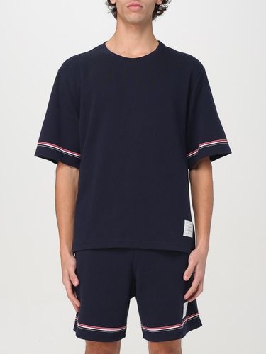 T-Shirt couleur Bleu Marine 2 - Thom Browne - Modalova
