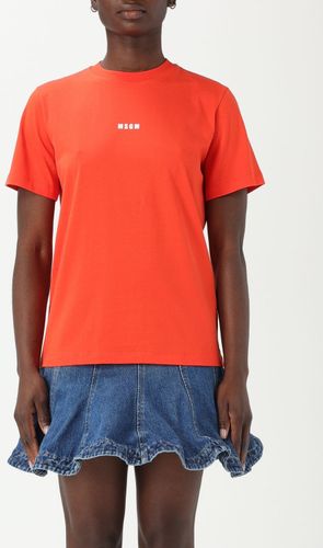 T-Shirt MSGM Femme couleur Rouge XS - Msgm - Modalova