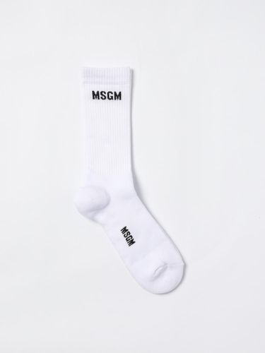 Chaussettes couleur Blanc OS - Msgm - Modalova