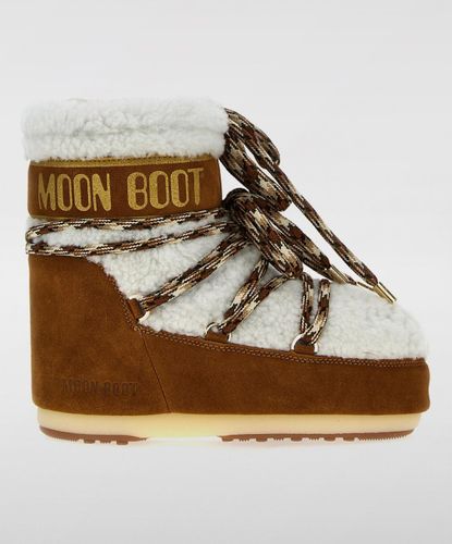 Bottines Plates couleur Marron 39 - Moon boot - Modalova