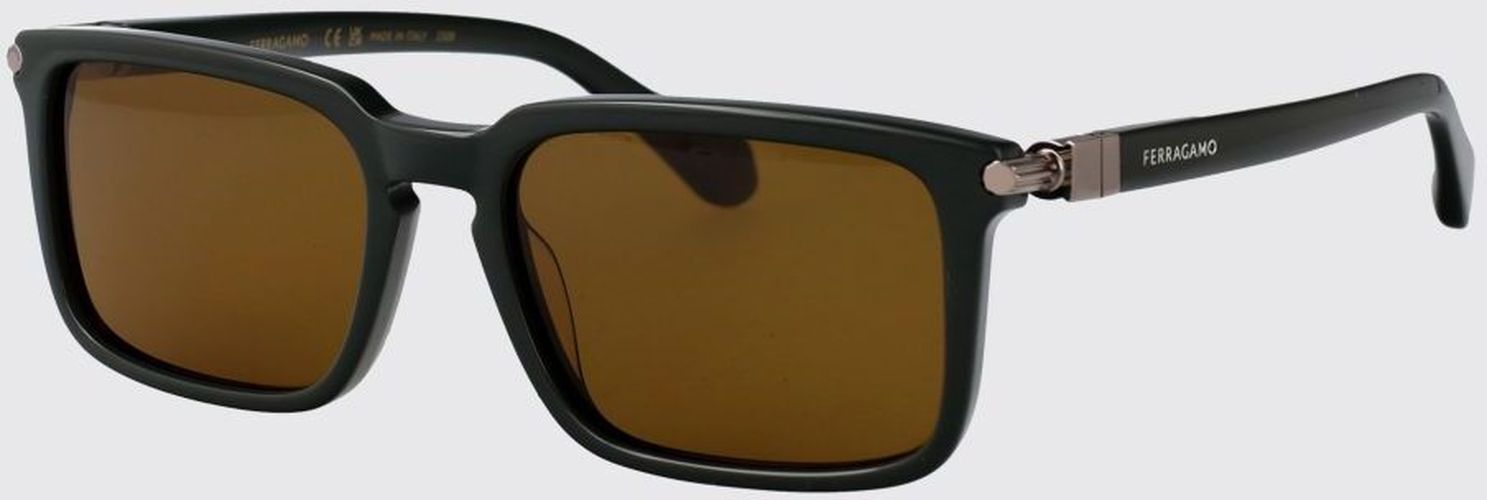 Lunettes De Soleil couleur Vert 56 - Ferragamo - Modalova