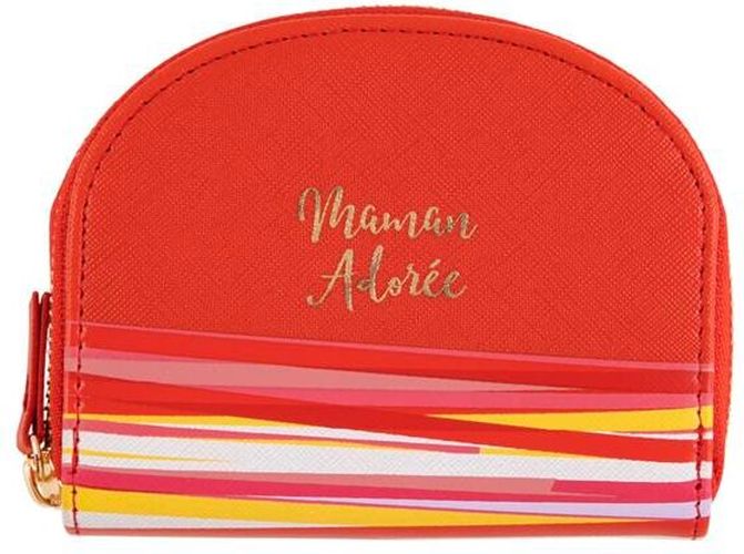 Porte-monnaie - Maman adorée - rouge - Draeger - Modalova