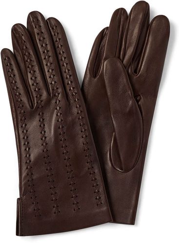 Gants en cuir à lacets - marron - Draeger - Modalova