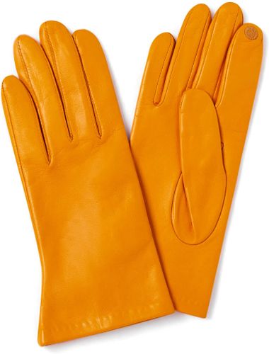 Gants tactiles en cuir - moutarde - Draeger - Modalova