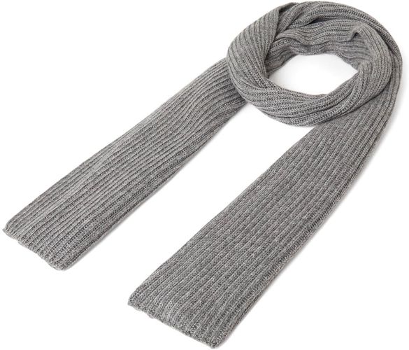 Echarpe en Maille Cotelée - Gris - Draeger - Modalova