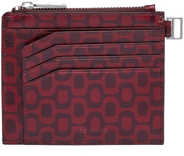 Porte-cartes zippé - 7 compartiments - 100% cuir - Draeger - Modalova