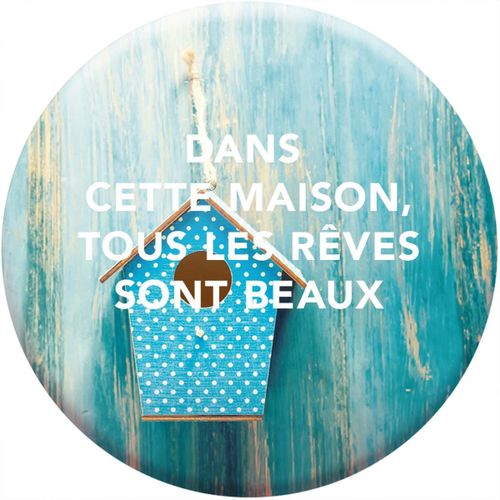 Magnet Aimanté - Dans cette maison tous les rêves sont beaux - Draeger - Modalova