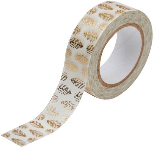 Masking tape 10 m - Feuilles or - Spécial Réveillon - Draeger - Modalova