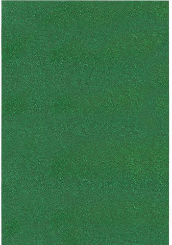 Tissu pailleté thermocollant - vert sapin - Draeger - Modalova