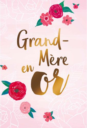 Draeger Carte Grand-mère en or - Draeger - Modalova