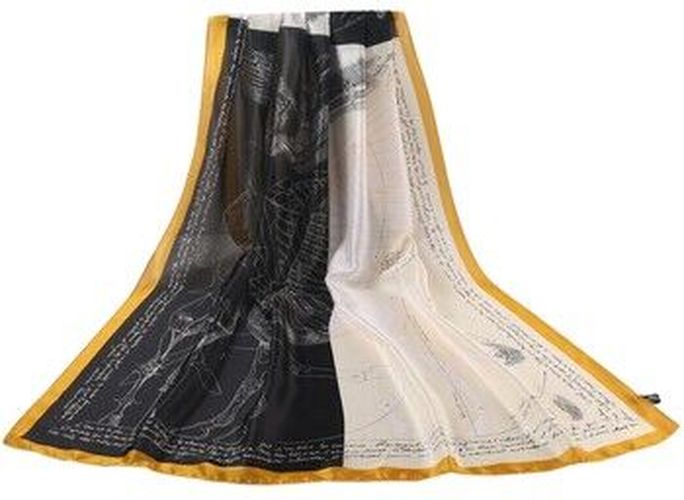 Echarpe Etole de Soie Winged Florina Noir - Alberto Cabale - Modalova